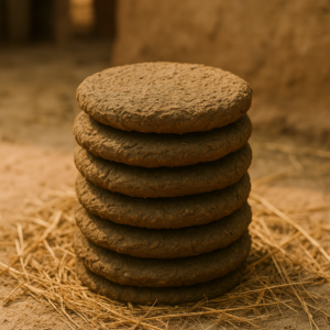 cow dung cakes